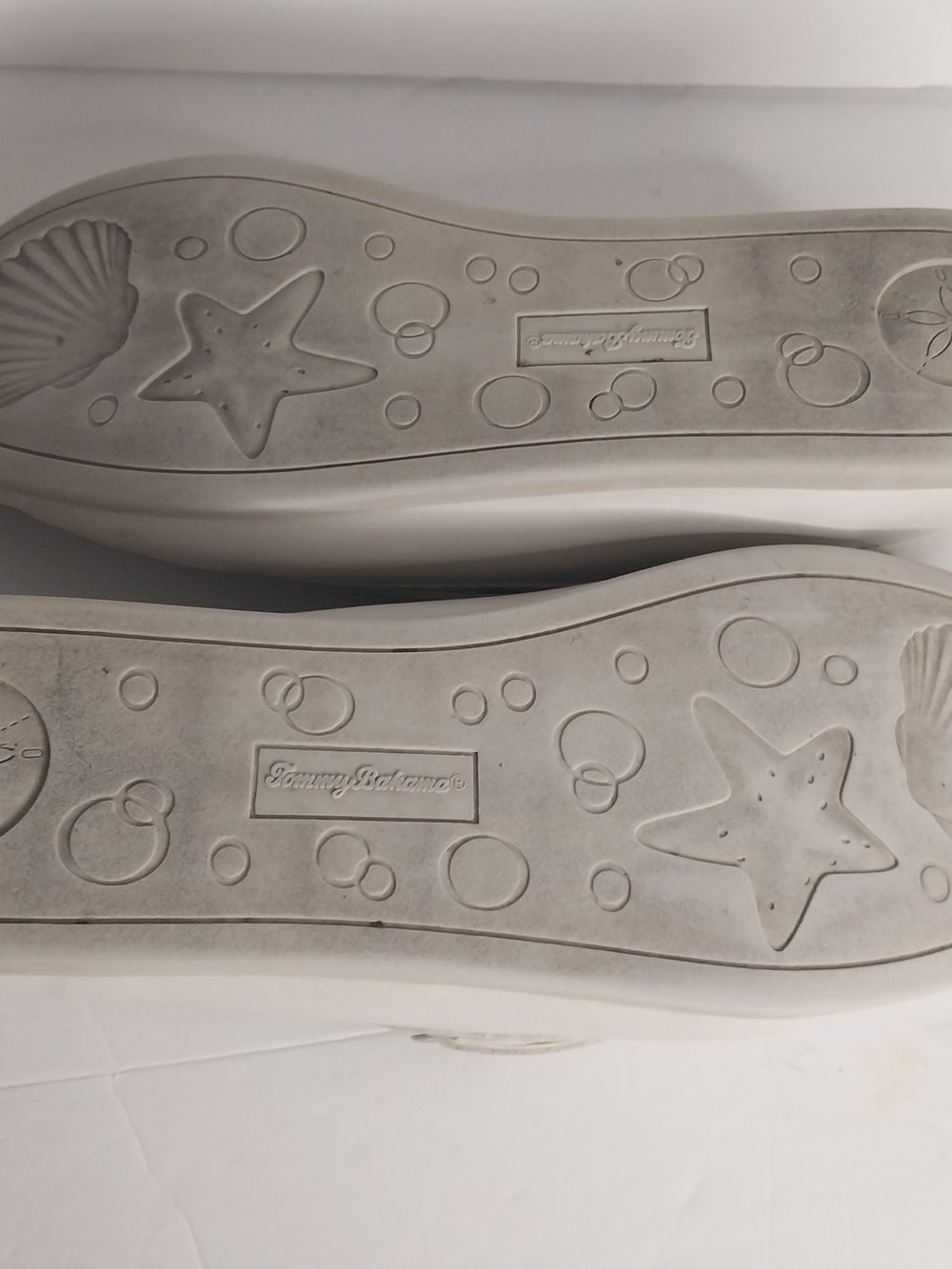 Tommy Bahama White Leather Espadrille Boat Shoes - Picture 8 of 9